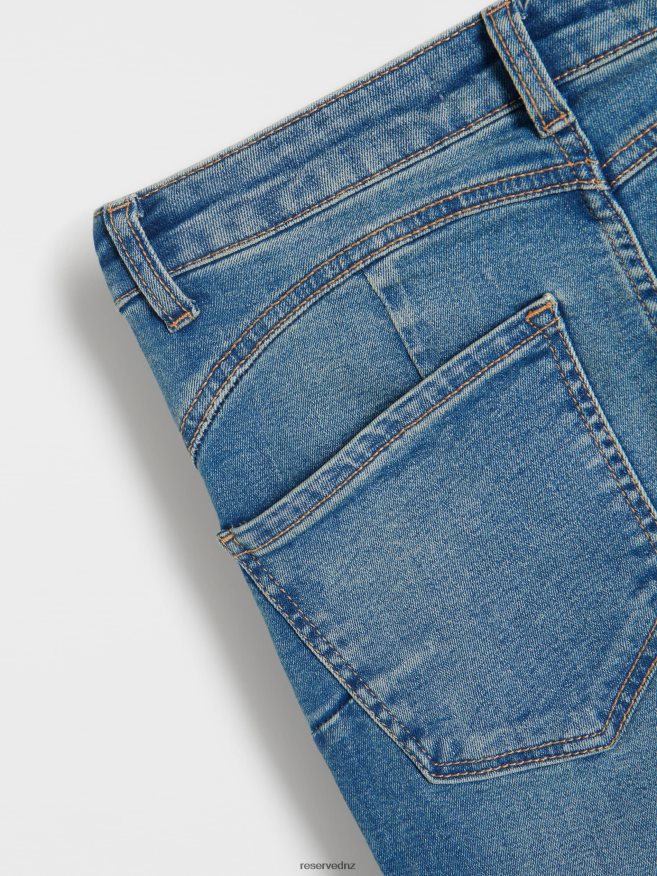 Reserved Women Push Up Jeans P6H08T739 Apparel Steel Blue