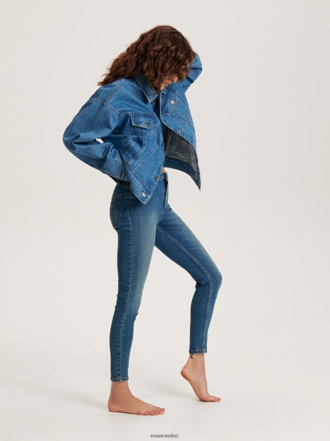 Reserved Women Push Up Jeans P6H08T740 Apparel Steel Blue