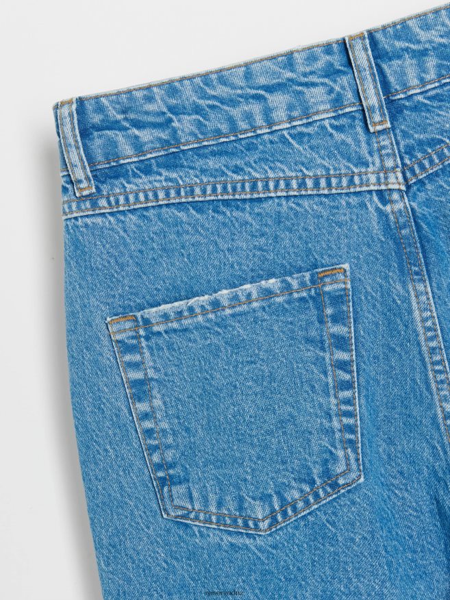 Reserved Women Recycled Cotton Blend Jeans P6H08T710 Apparel Blue