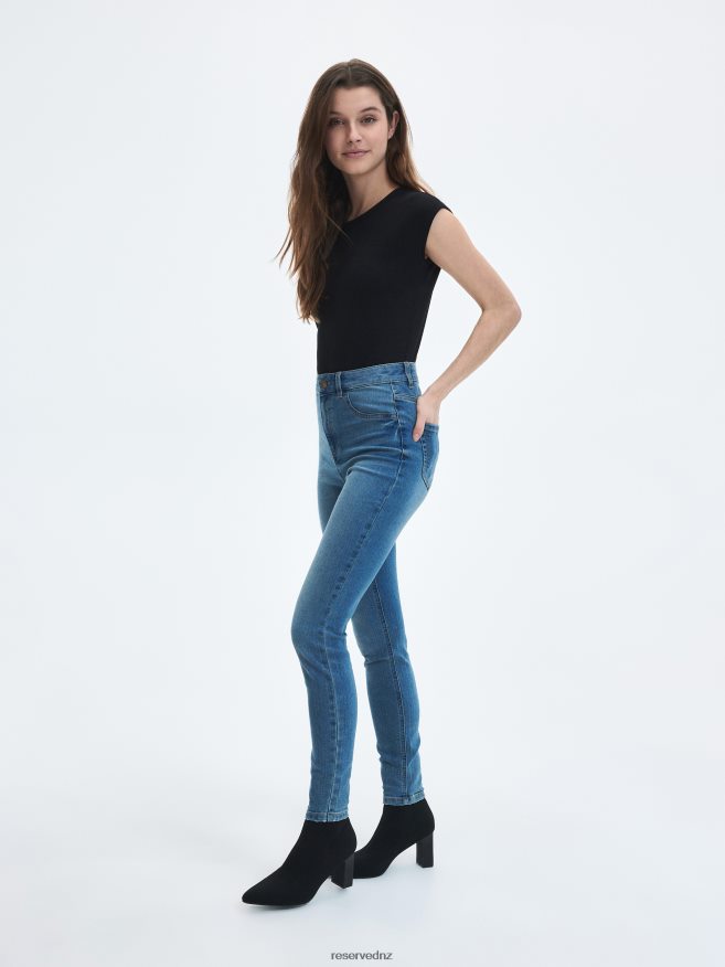 Reserved Women Slim Fit Jeans P6H08T795 Apparel Indigo Jeans