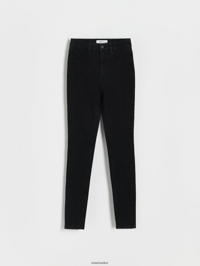 Reserved Women Slim Fit Jeans P6H08T796 Apparel Black