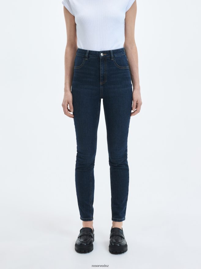 Reserved Women Slim Fit Jeans P6H08T797 Apparel Navy