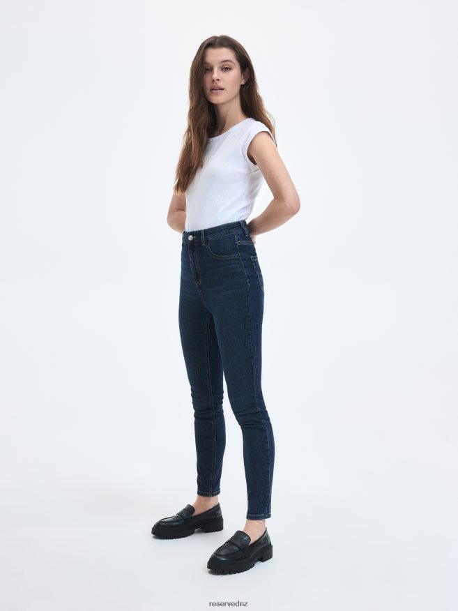 Reserved Women Slim Fit Jeans P6H08T797 Apparel Navy