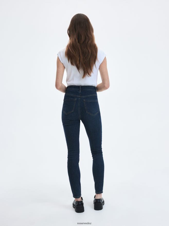 Reserved Women Slim Fit Jeans P6H08T797 Apparel Navy
