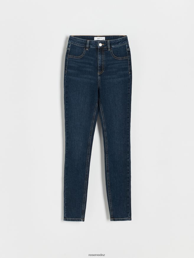 Reserved Women Slim Fit Jeans P6H08T797 Apparel Navy