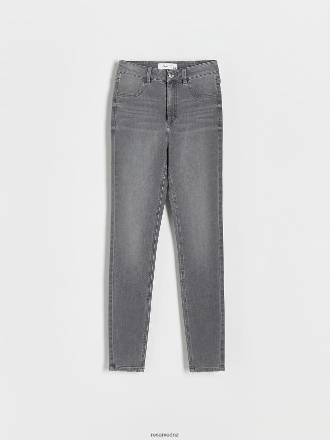 Reserved Women Slim Fit Jeans P6H08T798 Apparel Grey