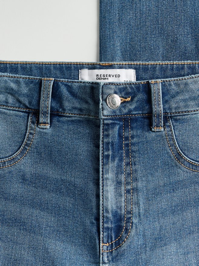 Reserved Women Slim Fit Jeans P6H08T800 Apparel Blue