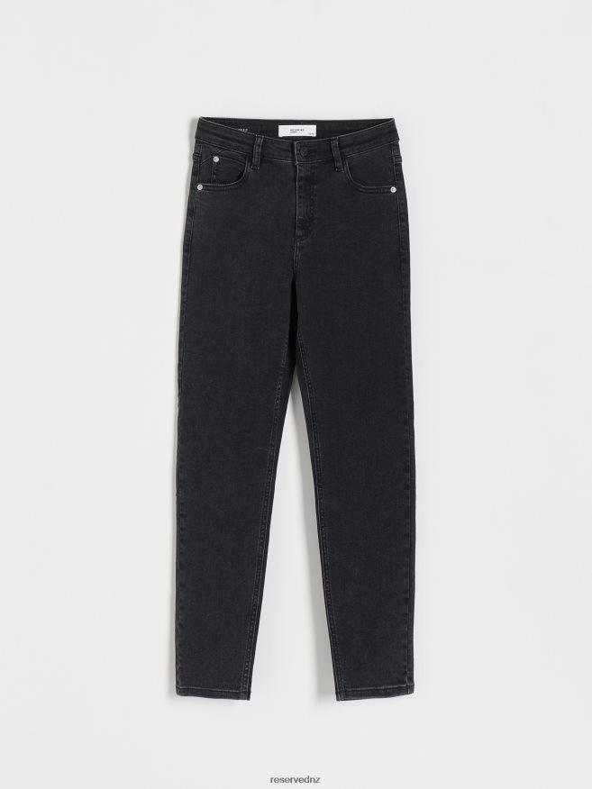 Reserved Women Slim Jeans P6H08T103 Apparel Black