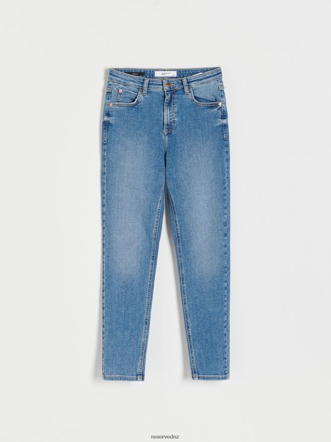 Reserved Women Slim Jeans P6H08T550 Apparel Blue
