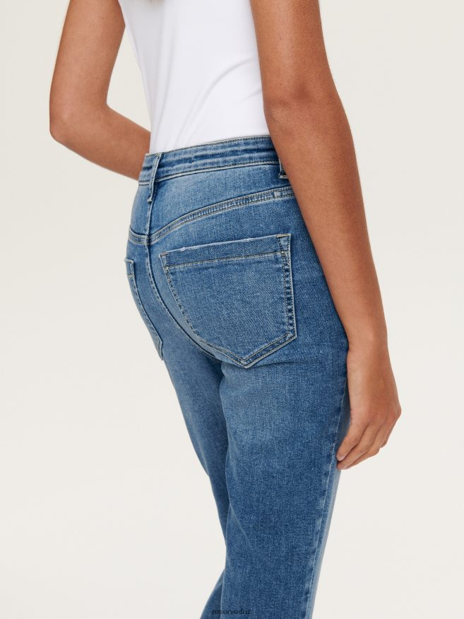 Reserved Women Slim Jeans P6H08T550 Apparel Blue