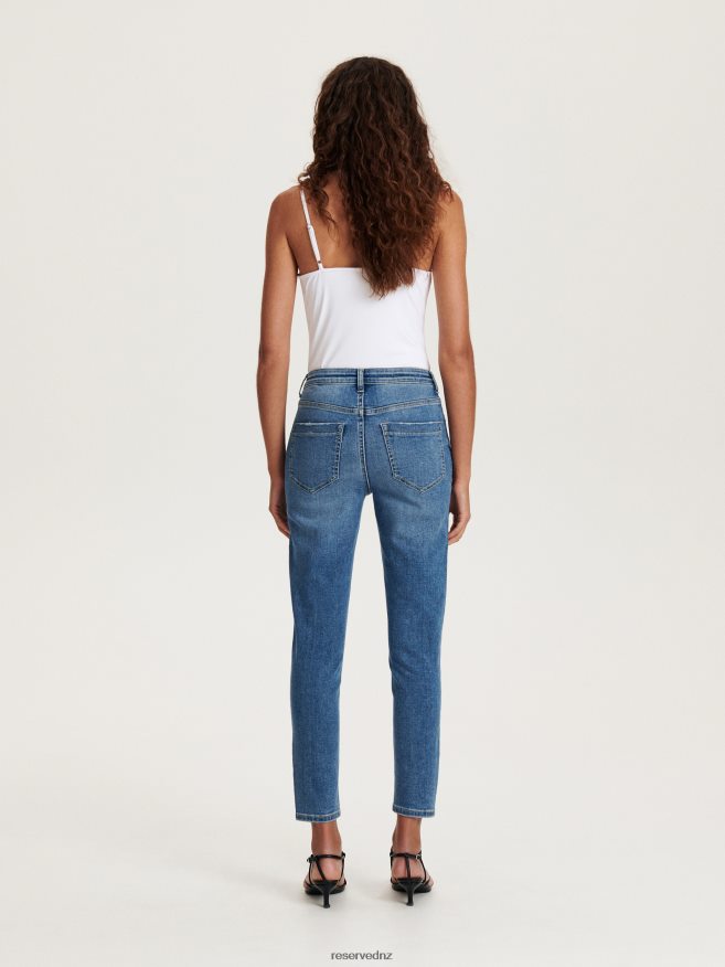 Reserved Women Slim Jeans P6H08T741 Apparel Blue