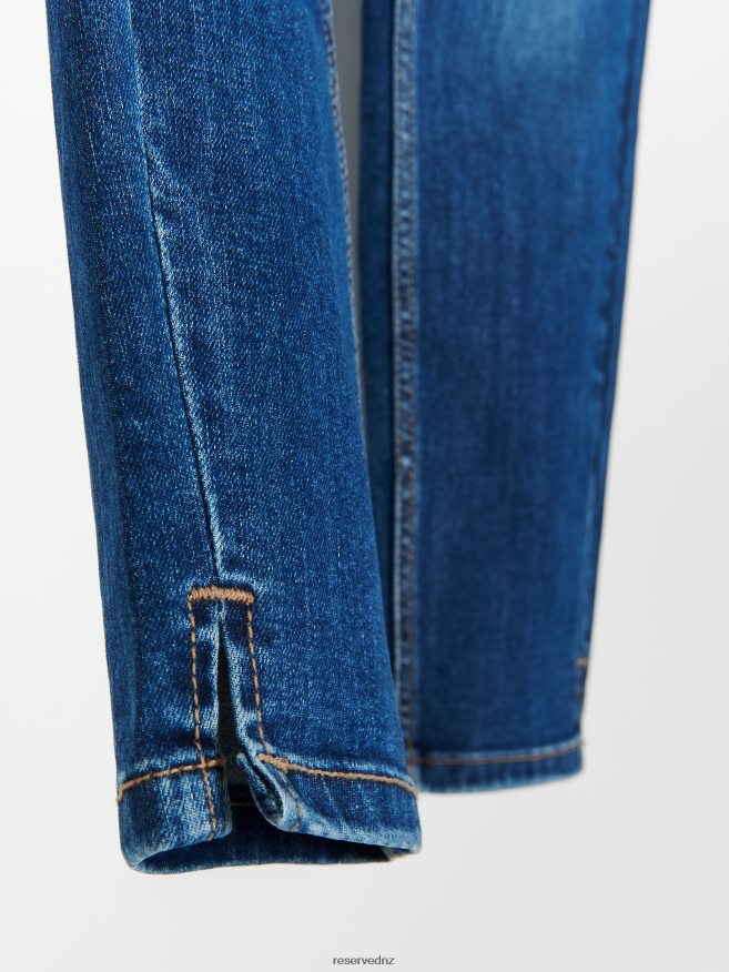 Reserved Women Slim Jeans P6H08T779 Apparel Navy