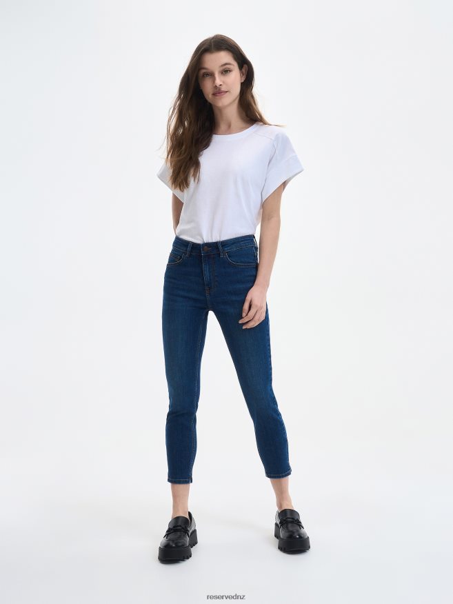 Reserved Women Slim Jeans P6H08T779 Apparel Navy