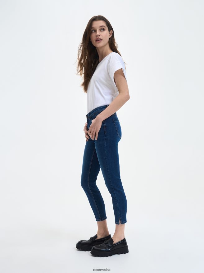 Reserved Women Slim Jeans P6H08T779 Apparel Navy