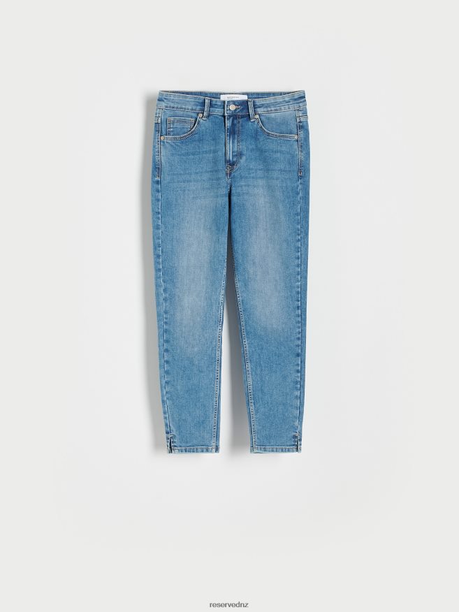 Reserved Women Slim Jeans P6H08T781 Apparel Blue
