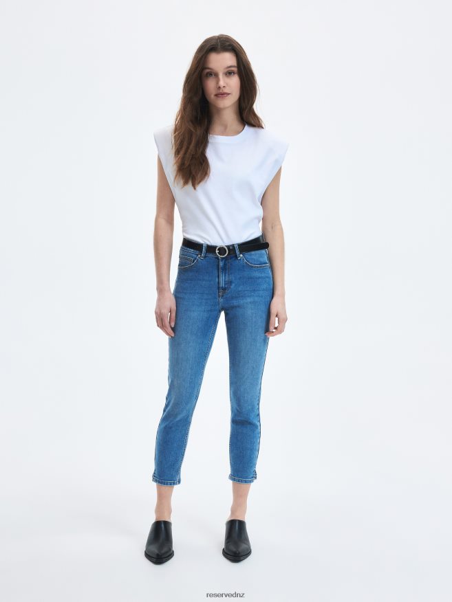 Reserved Women Slim Jeans P6H08T781 Apparel Blue