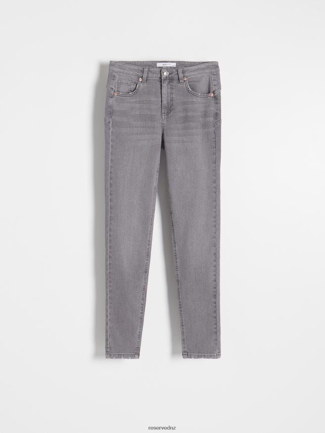 Reserved Women Slim Push Up Jeans P6H08T771 Apparel Grey