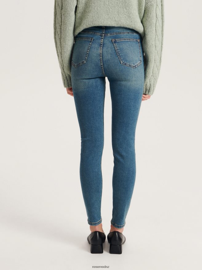 Reserved Women Slim Push Up Jeans P6H08T773 Apparel Blue