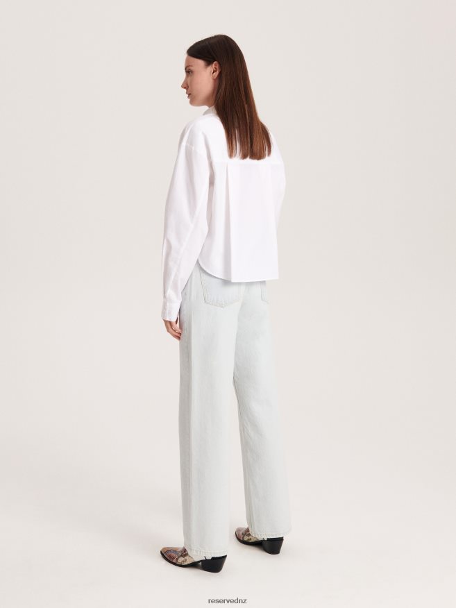 Reserved Women Straight Jeans P6H08T105 Apparel Blue