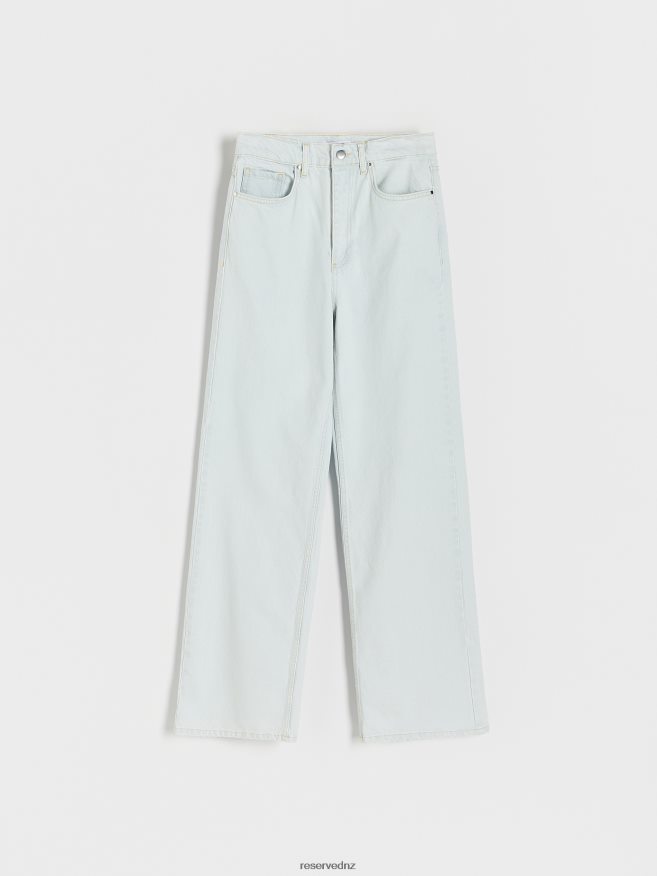 Reserved Women Straight Jeans P6H08T105 Apparel Blue