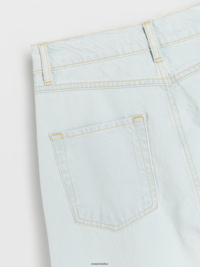 Reserved Women Straight Jeans P6H08T105 Apparel Blue