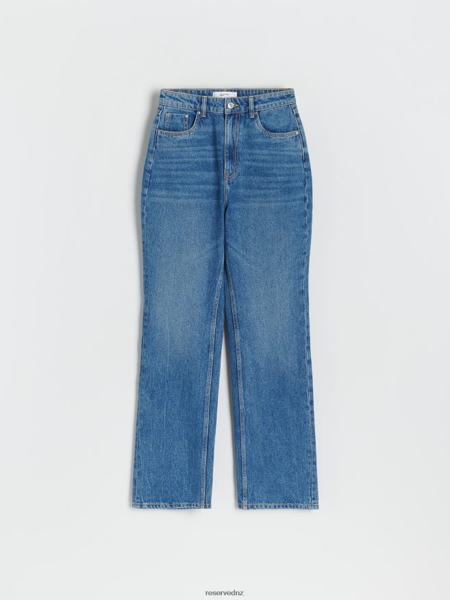 Reserved Women Straight Jeans P6H08T791 Apparel Blue
