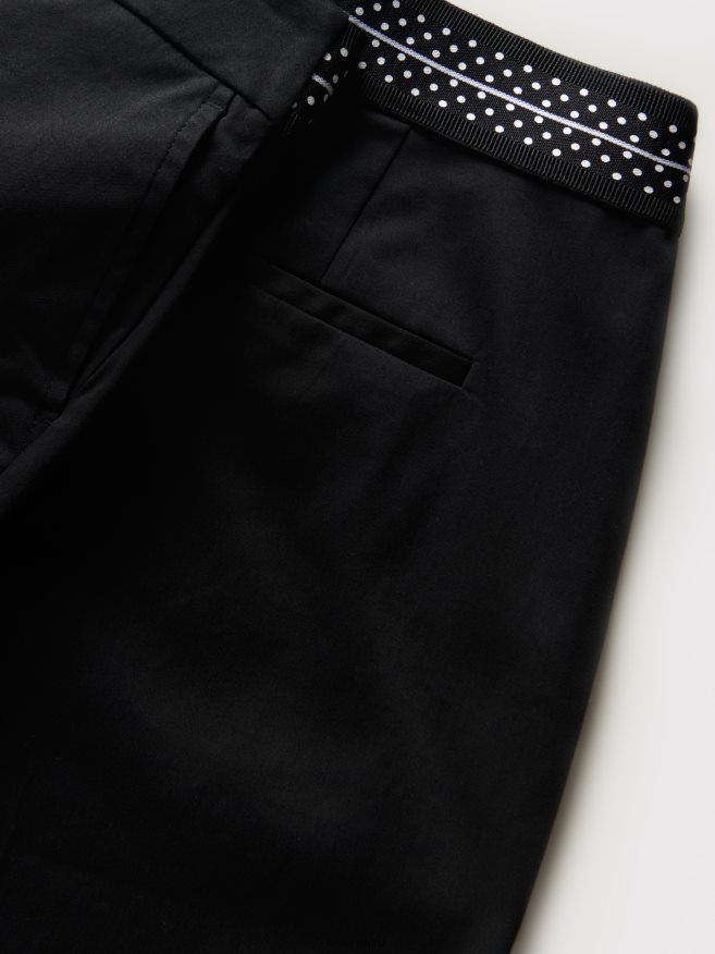 Reserved Women Cotton Rich Shorts P6H08T187 Apparel Black