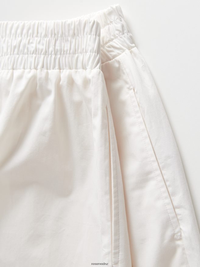 Reserved Women Cotton Rich Shorts P6H08T561 Apparel White