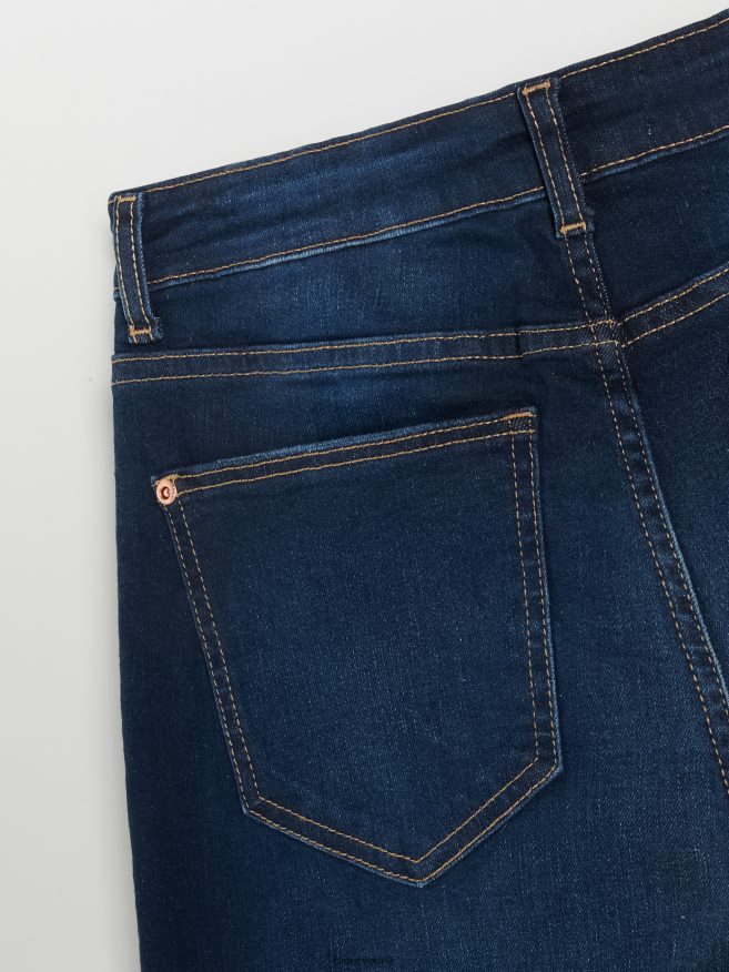 Reserved Women Denim Shorts P6H08T606 Apparel Navy