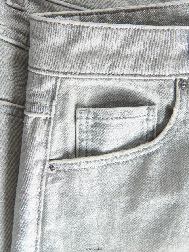 Reserved Women High Waist Shorts P6H08T610 Apparel White