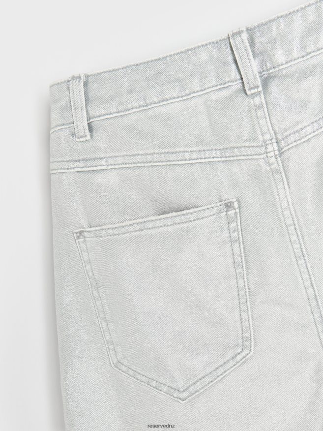 Reserved Women High Waist Shorts P6H08T610 Apparel White