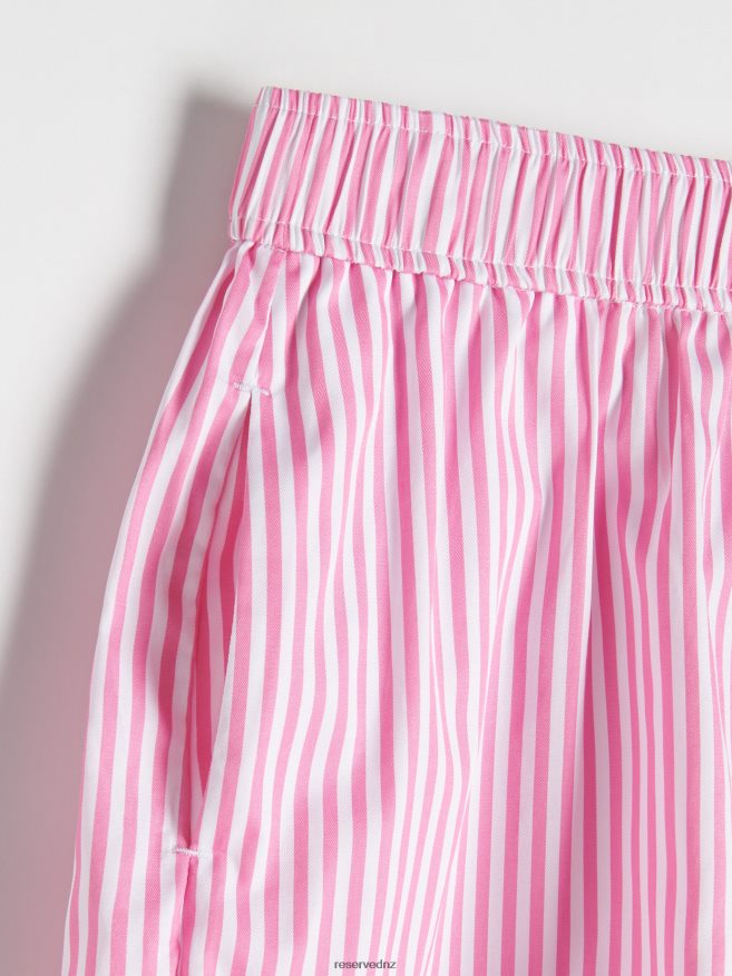 Reserved Women Poplin Shorts P6H08T592 Apparel Pink