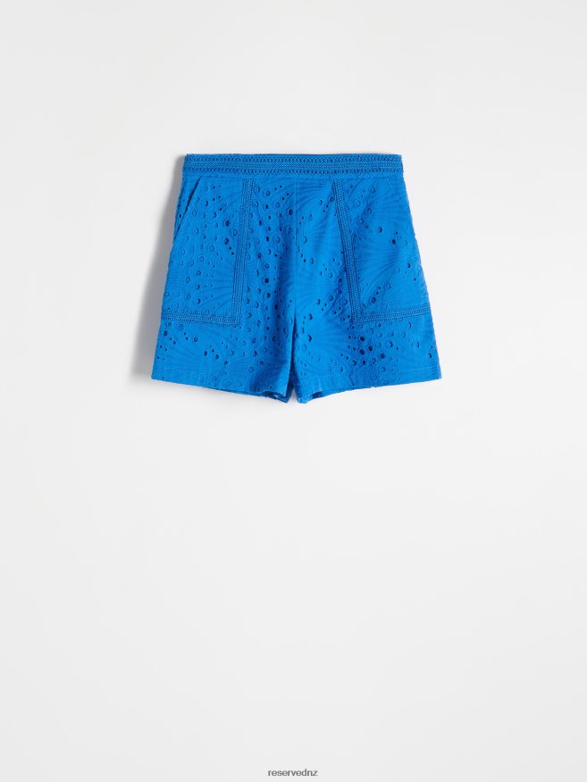 Reserved Women Shorts P6H08T590 Apparel Blue