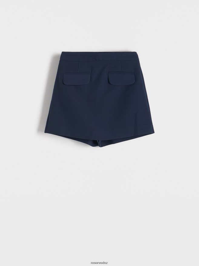 Reserved Women Skort P6H08T557 Apparel Navy