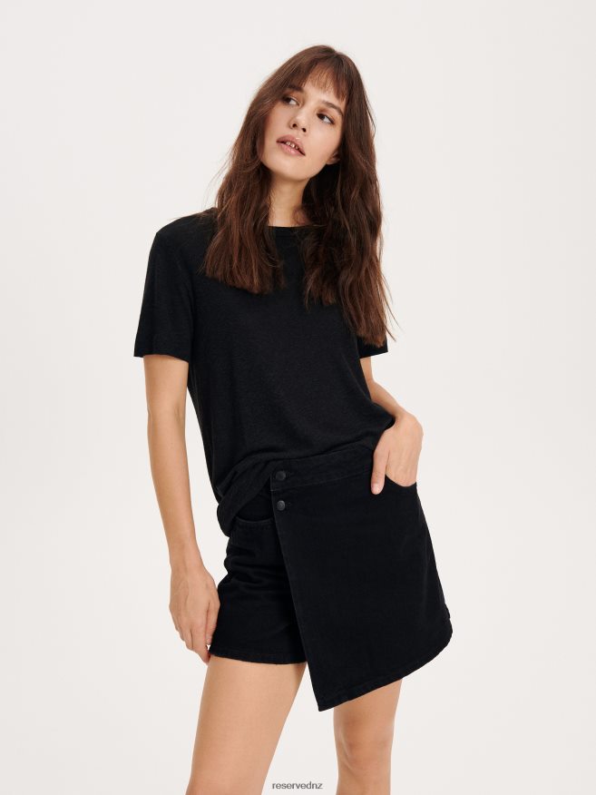 Reserved Women Skort P6H08T566 Apparel Black