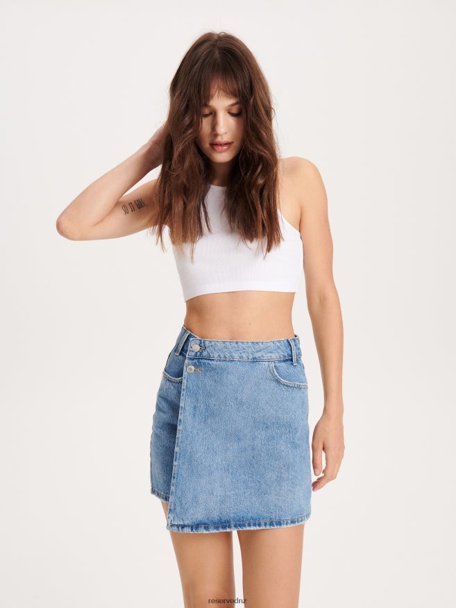 Reserved Women Skort P6H08T567 Apparel Blue