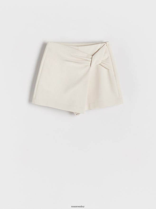 Reserved Women Skort P6H08T570 Apparel Cream