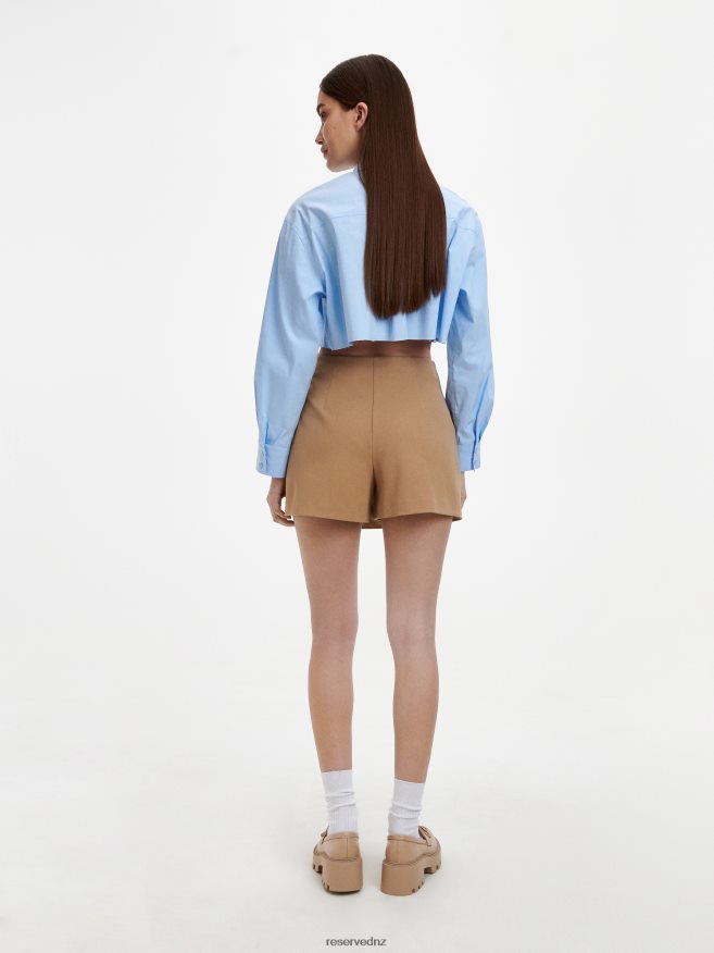 Reserved Women Skort P6H08T582 Apparel Beige