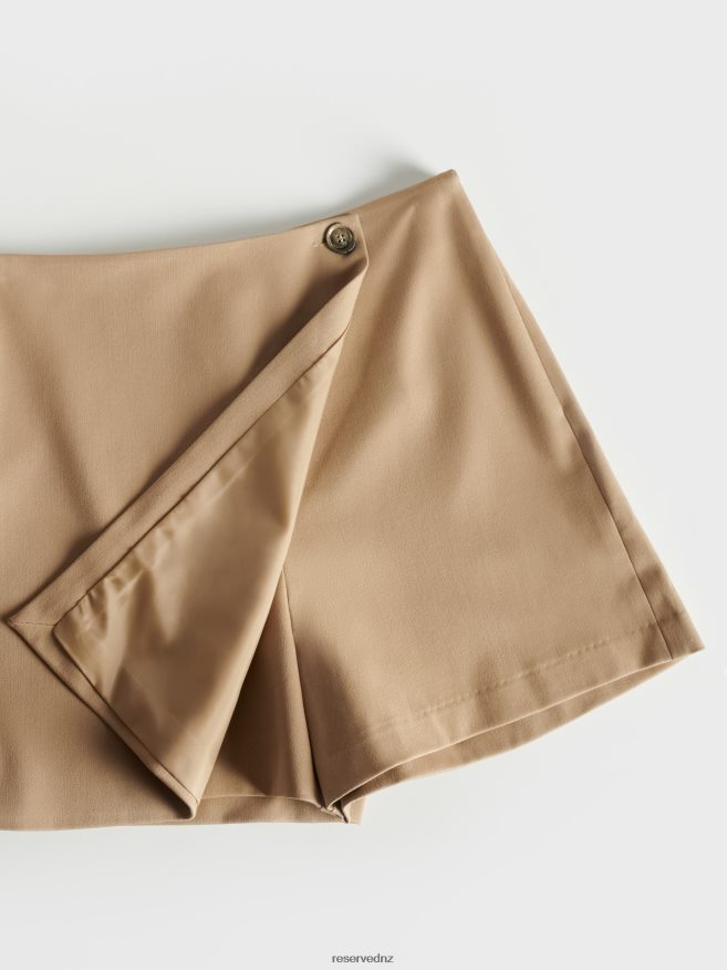 Reserved Women Skort P6H08T582 Apparel Beige