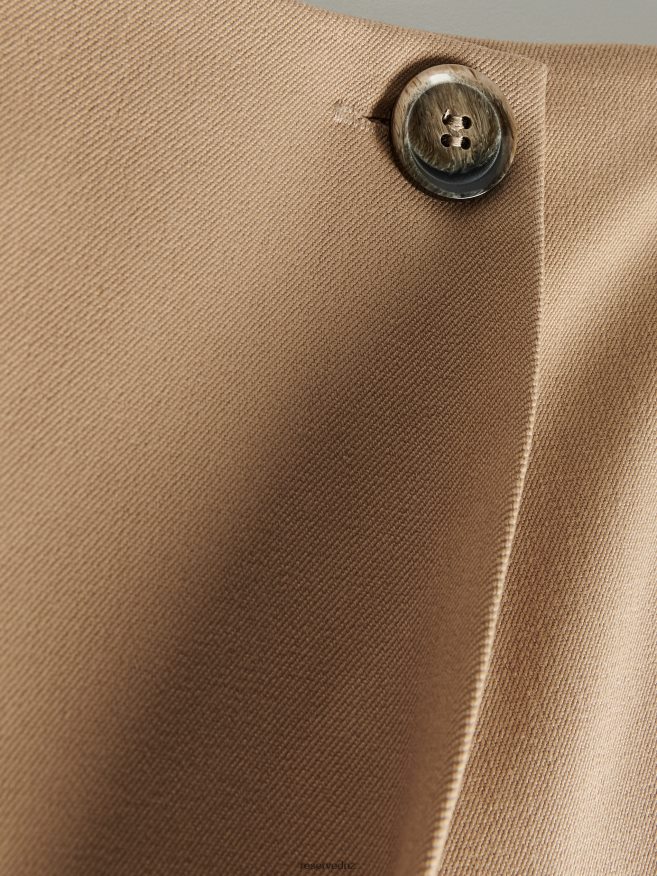 Reserved Women Skort P6H08T582 Apparel Beige