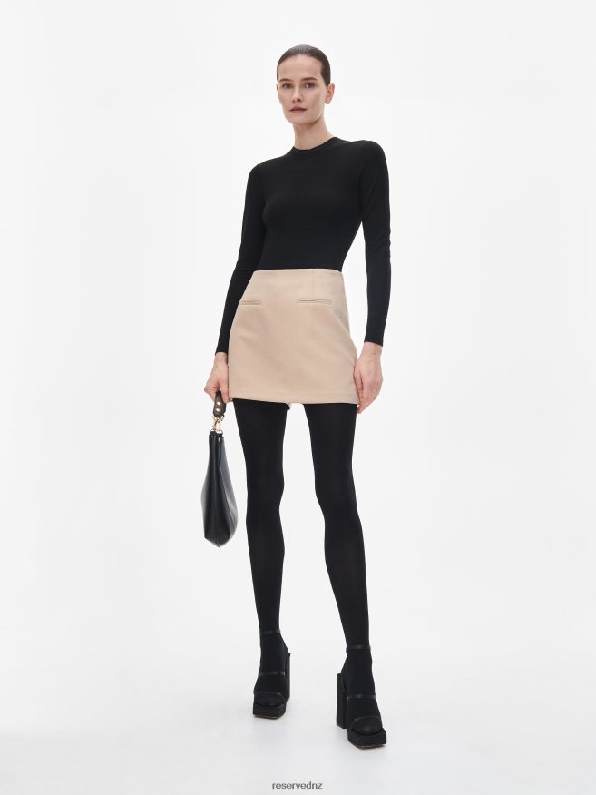 Reserved Women Skort P6H08T583 Apparel Beige