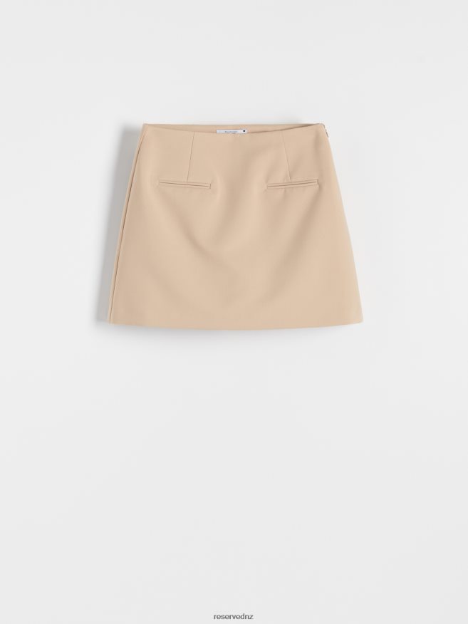 Reserved Women Skort P6H08T583 Apparel Beige