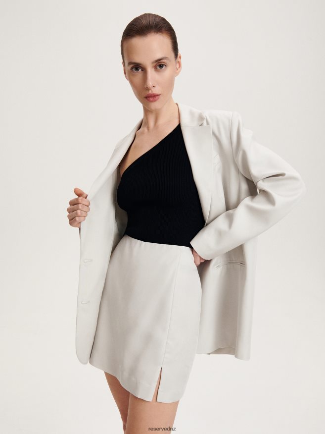 Reserved Women Skort P6H08T594 Apparel Light Grey