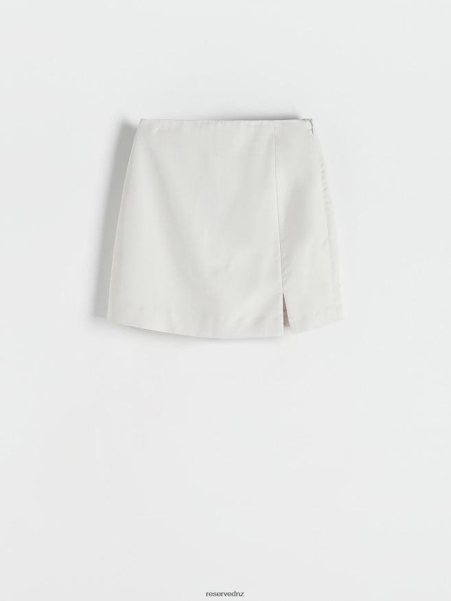 Reserved Women Skort P6H08T594 Apparel Light Grey