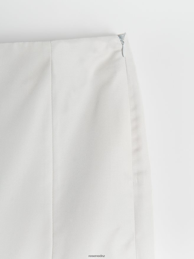 Reserved Women Skort P6H08T594 Apparel Light Grey