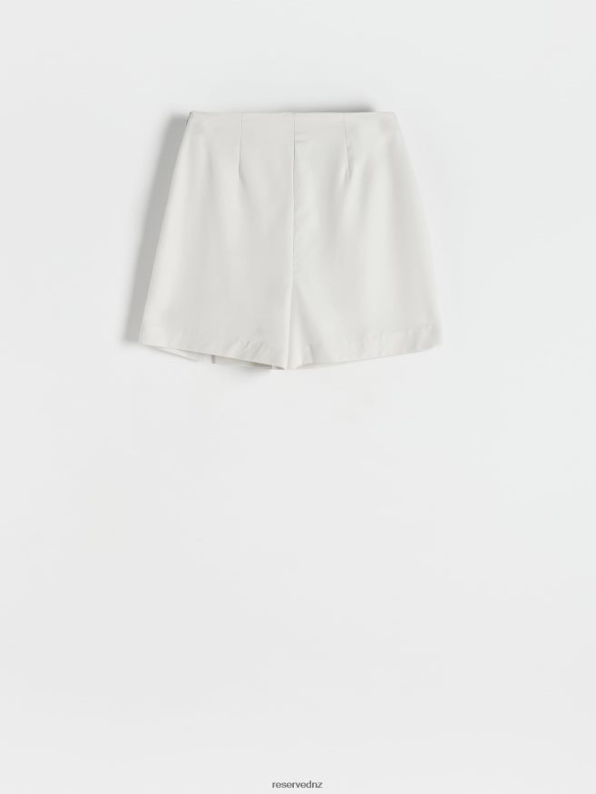 Reserved Women Skort P6H08T594 Apparel Light Grey