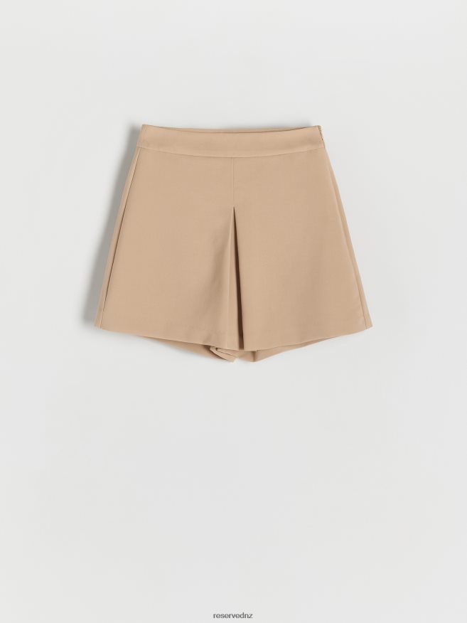 Reserved Women Skort P6H08T612 Apparel Beige