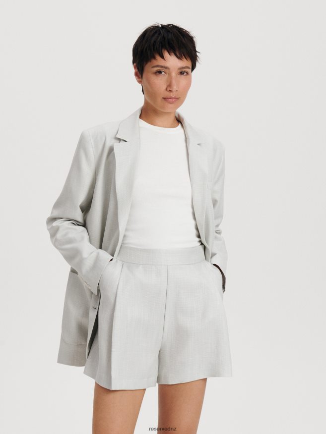 Reserved Women Suit Shorts P6H08T553 Apparel Pale Blue