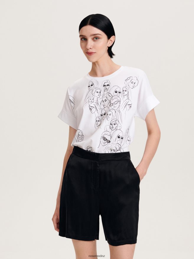 Reserved Women Suit Shorts P6H08T580 Apparel Black