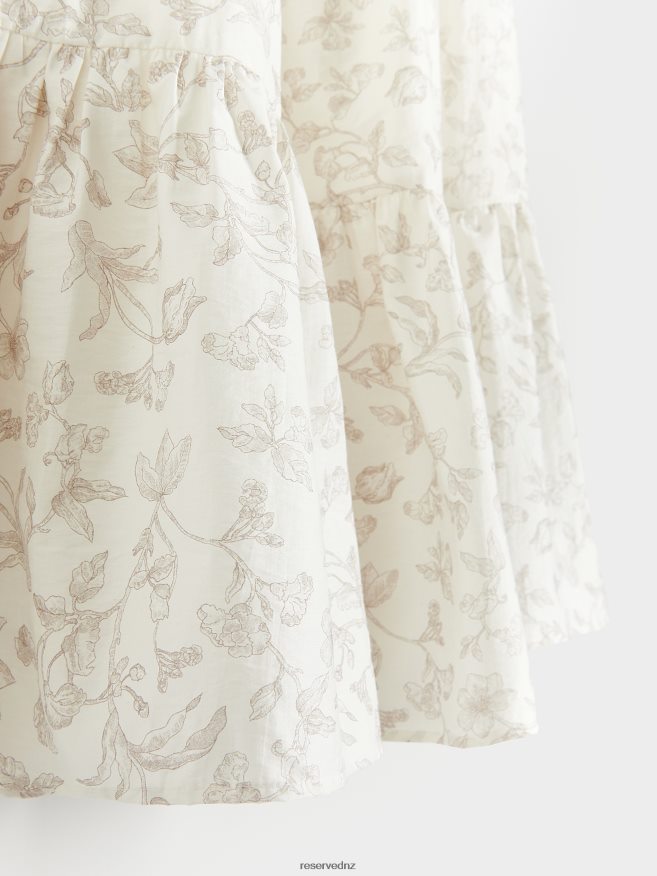 Reserved Women Botanical Pattern Skirt P6H08T866 Apparel Multicolor